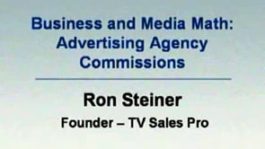 Business and Media Math: Ad Agency Commissions