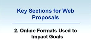 Consultative Selling: Developing Web Proposals
