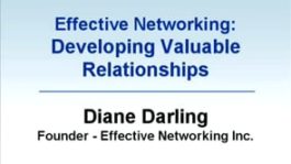 Effective Networking: Developing Valuable Relationships