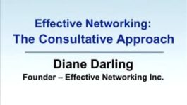 Effective Networking: The Consultative Approach