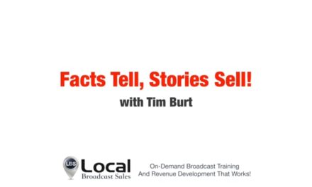 Facts Tell, Stories Sell!