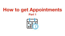 How to Get Appointments - Part 1