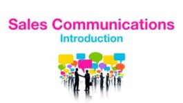 Sales Communications: Introduction