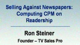 Selling Against Newspapers: Computing CPM on Readership