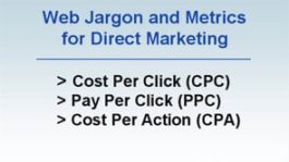 Web Sales Basics: Direct Marketing Jargon and Metrics