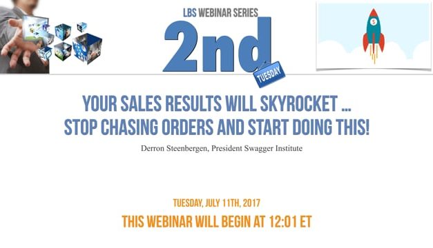 Your Sales Results will Skyrocket – Stop Chasing Orders and Start Doing This!