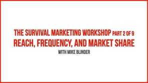 The Survival Marketing Workshop – Part 2 – Reach, Frequency, and Market Share