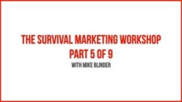 The Survival Marketing Workshop – Part 5 – TOMA and USP