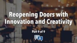 Reopening Doors with Innovation and Creativity - Part 9 - Q&A