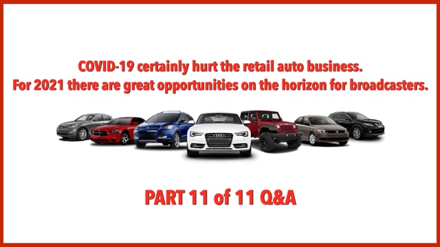 Relief and Hope for Local Auto Dealers – Part 11 – Q&A