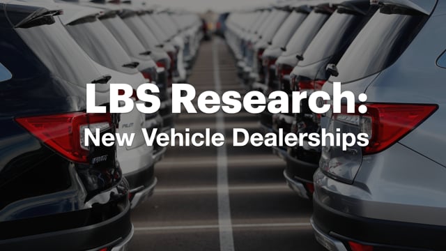New Vehicle Sales Research