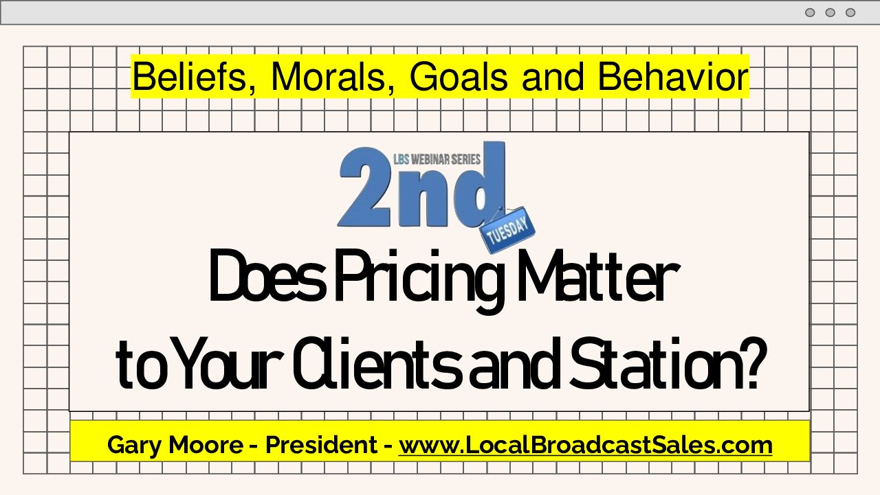 Does Price Matter to Your Clients and Station Slides