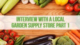 Interview with a Local Garden Supply Store - Part 1