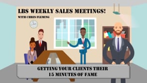 Getting Your Clients Their 15 Minutes of Fame