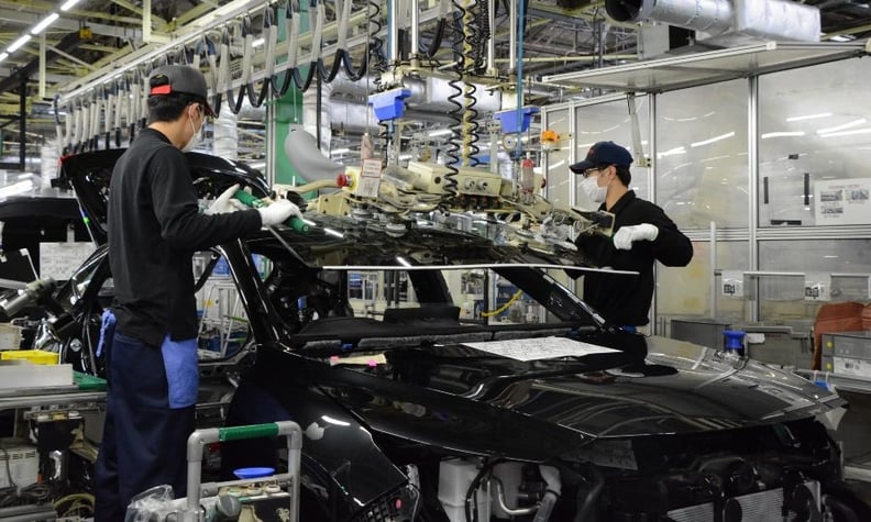 Toyota edges past 9.1M vehicle output goal, warns chip shortage lingering