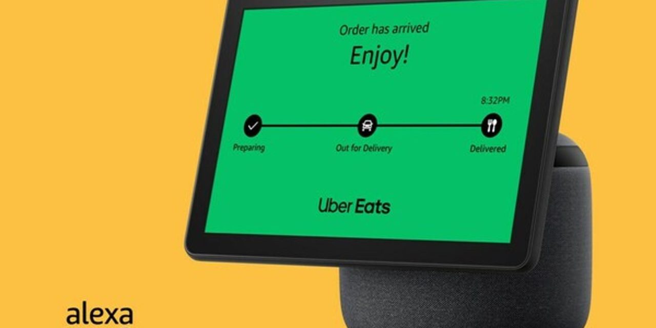 Uber Eats expands voice order tracking with Amazon Alexa
