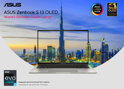 ASUS Announces Zenbook S 13 OLED, the World’s Slimmest 13.3″ OLED Laptop