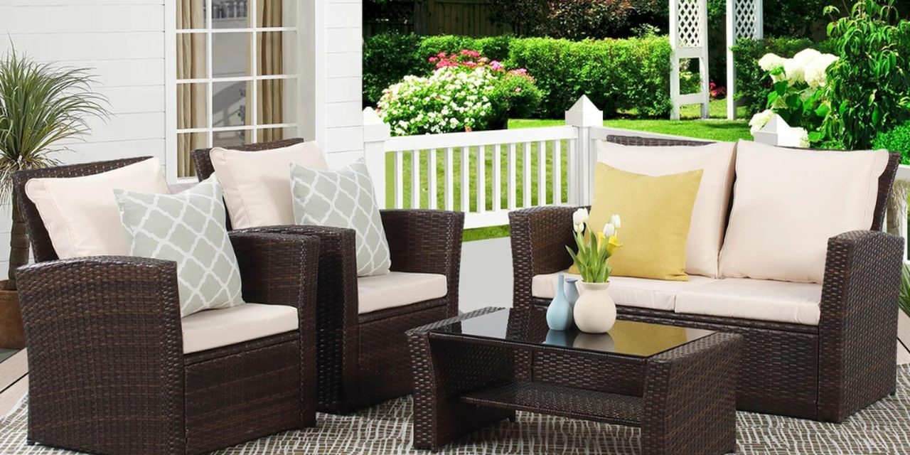 Walmart has patio furniture, fire pits and grills starting at $35