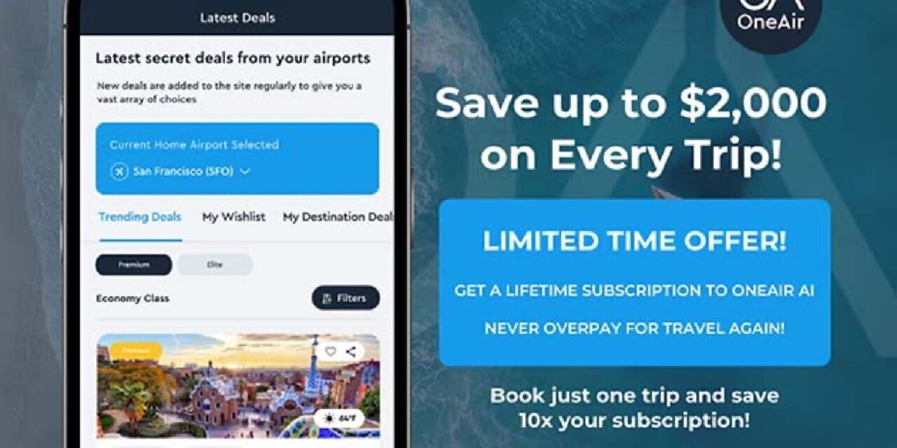 AI travel app will set you up with cheap flights, hotels and rental cars for life