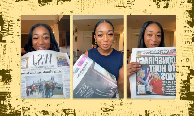 A 23-year-old is single-handedly getting Gen Z hooked on newspapers and print media.