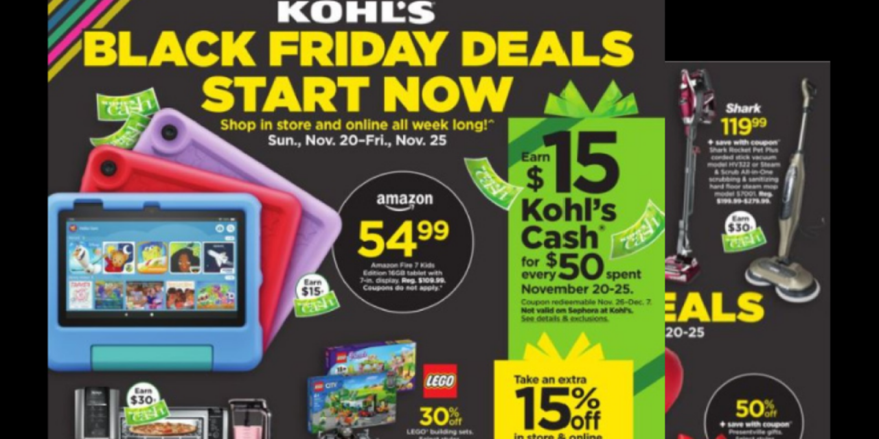 Kohl’s Black Friday Ad Is Packed With Deals on Electronics