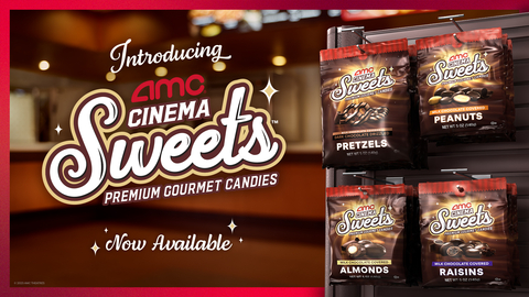 AMC Entertainment Gourmet Candy Line, AMC Cinema Sweets, Is Launched And In Theaters