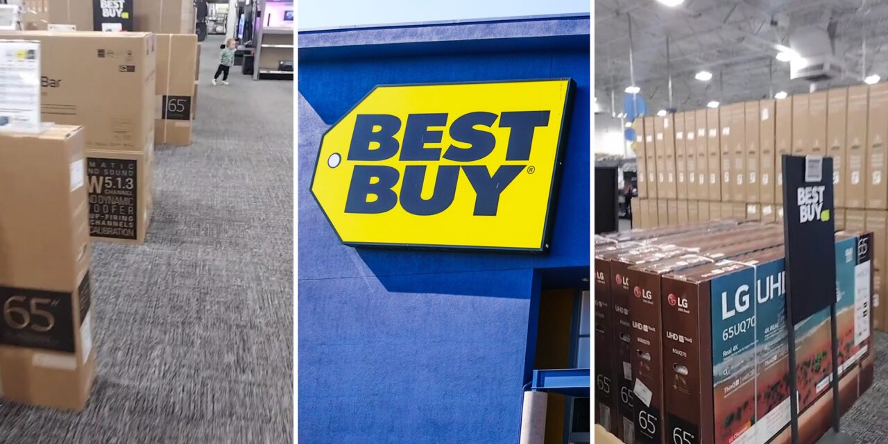 ‘All of them are still here’: Best Buy customer shows all the leftover TVs from Black Friday