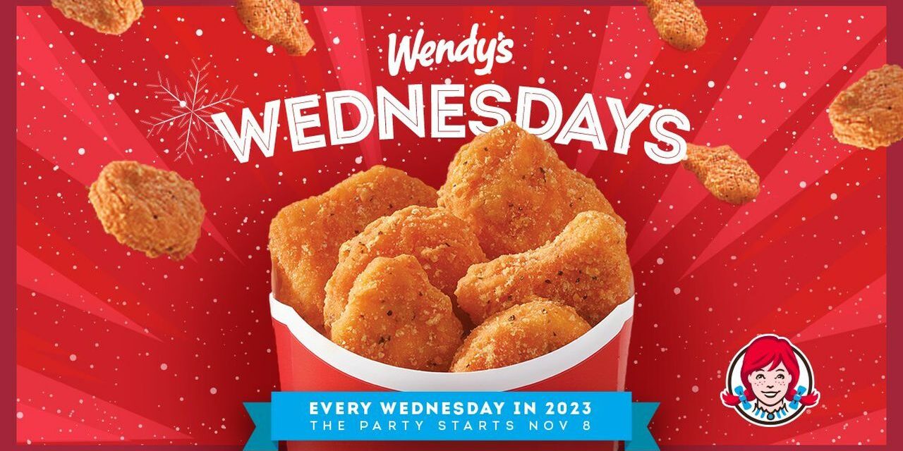 Wendy’s offering free chicken nuggets for the rest of 2023