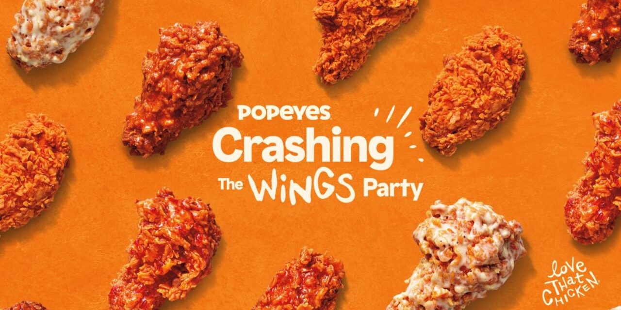 Popeyes adds wings lineup to core menu