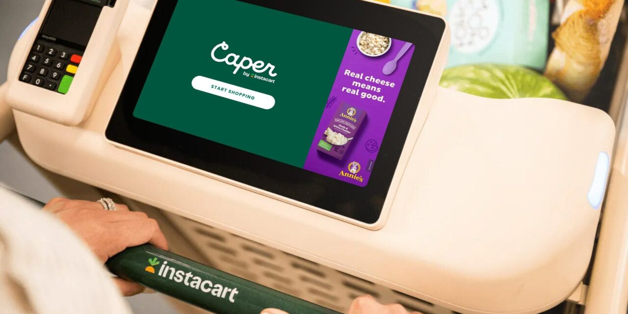 Smart shopping carts with customized ads are the future of grocery shopping, according to Instacart