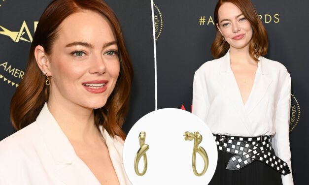 Emma Stone is the first star to wear Aupen’s new affordable jewelry: Shop her earrings