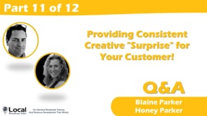 Providing Creative “Surprise” for Your Customers! – Part 11 – Q&A