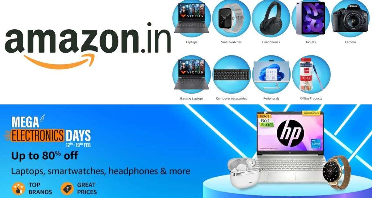 Amazon Mega Electronics Days sale starts on 12 February: Best deals and offers