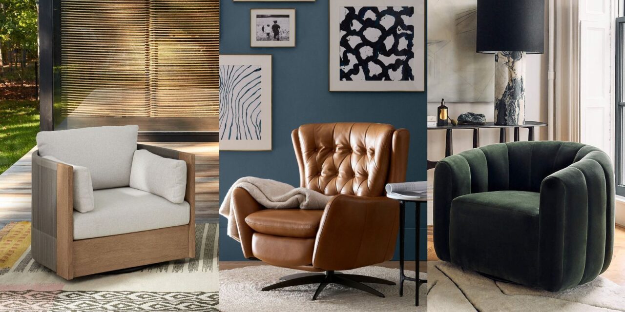 Swivel chairs are officially back in style, and I’ve found my absolute favorites