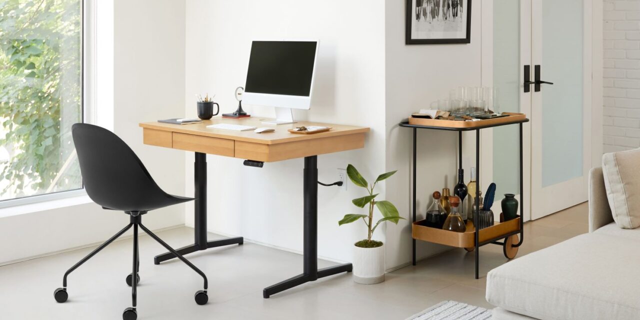 We tried Burrow’s new standing desk, and it’s incredibly functional and stylish
