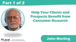 Help Your Clients and Prospects Benefit from Consumer Research – Part 1