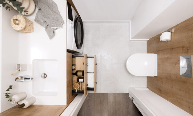 Our Interior Design Expert Names The Best Type Of Flooring To Make A Small Bathroom Feel Bigger