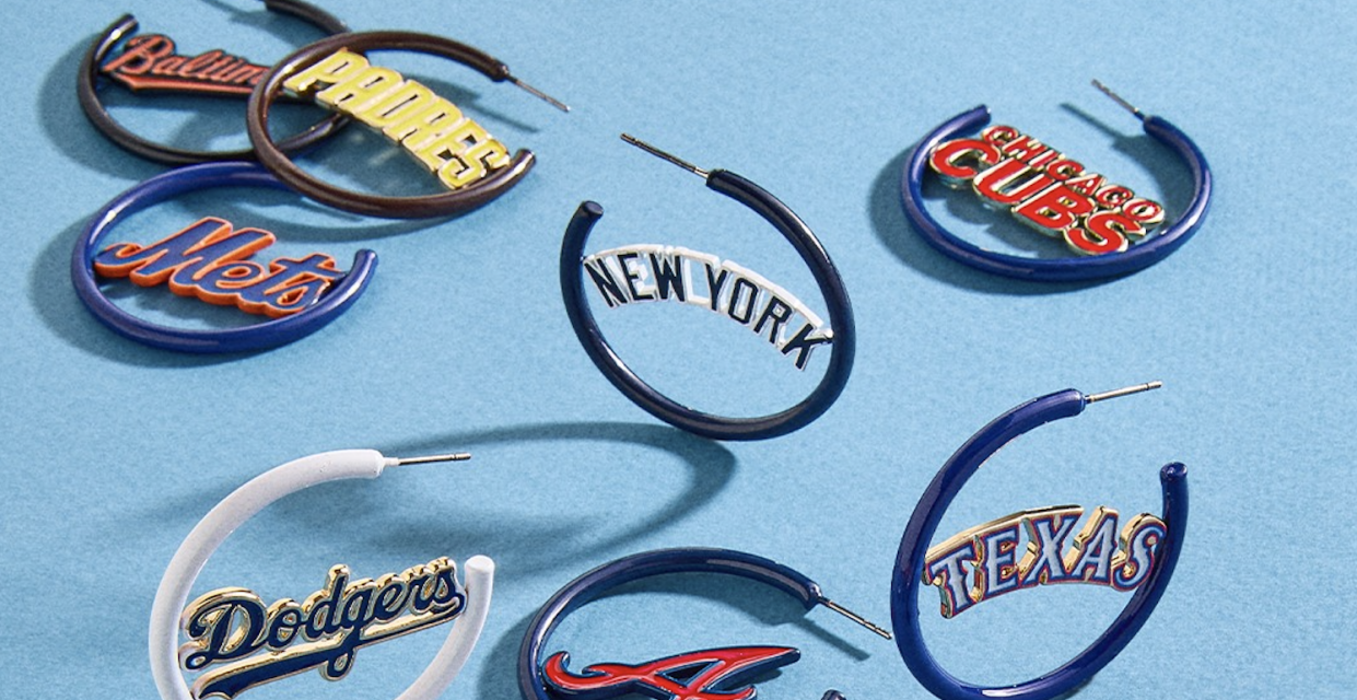 BaubleBar’s MLB Accessories Line Is a Grand Slam for Baseball Fans