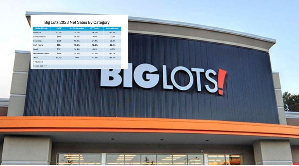 Furniture sales at Big Lots fell double-digits in 2023