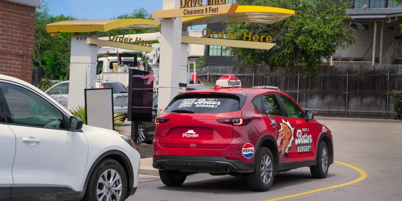 Pizza Hut hits drive-thrus to get consumers to ‘cheat’ on their burgers