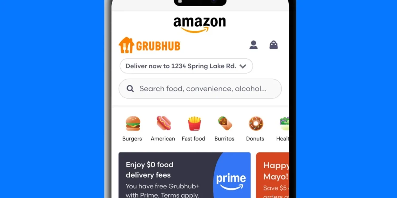 Amazon adds Grubhub restaurant delivery to platform