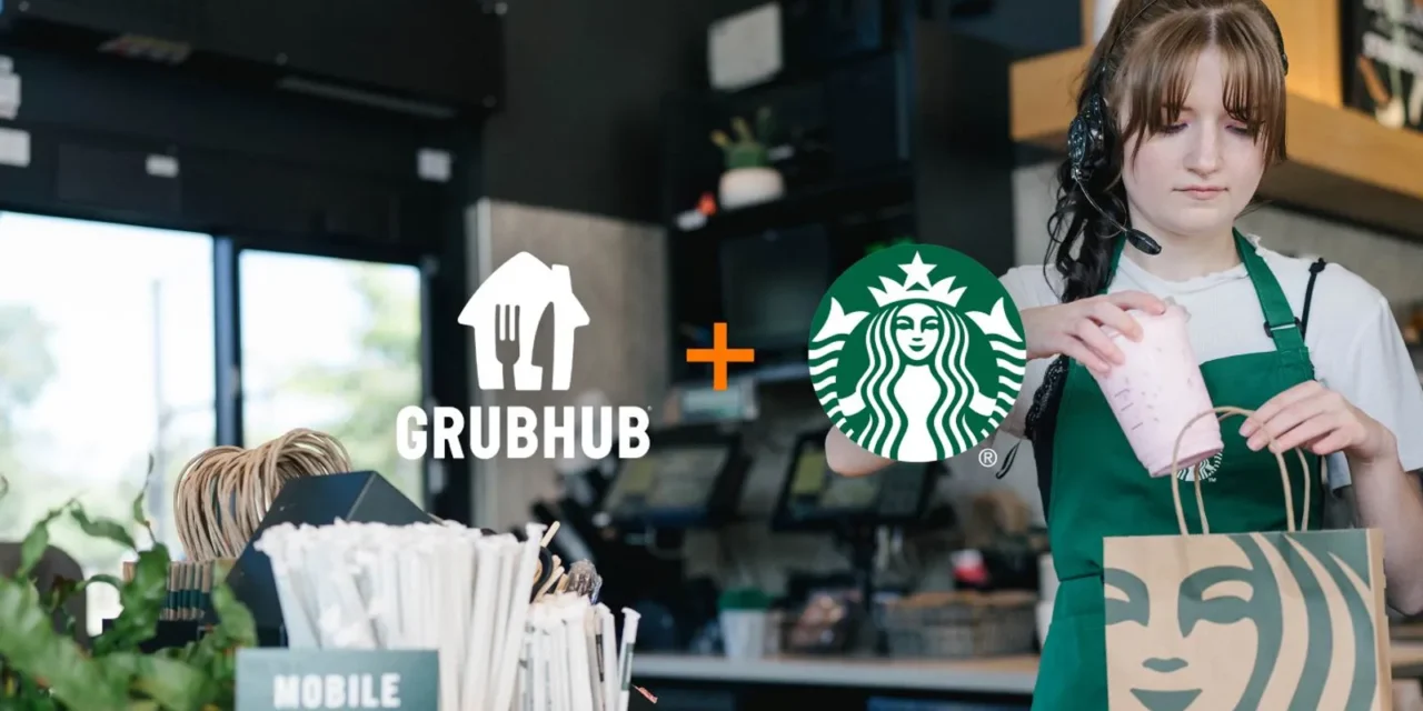 Starbucks partners with Grubhub for delivery