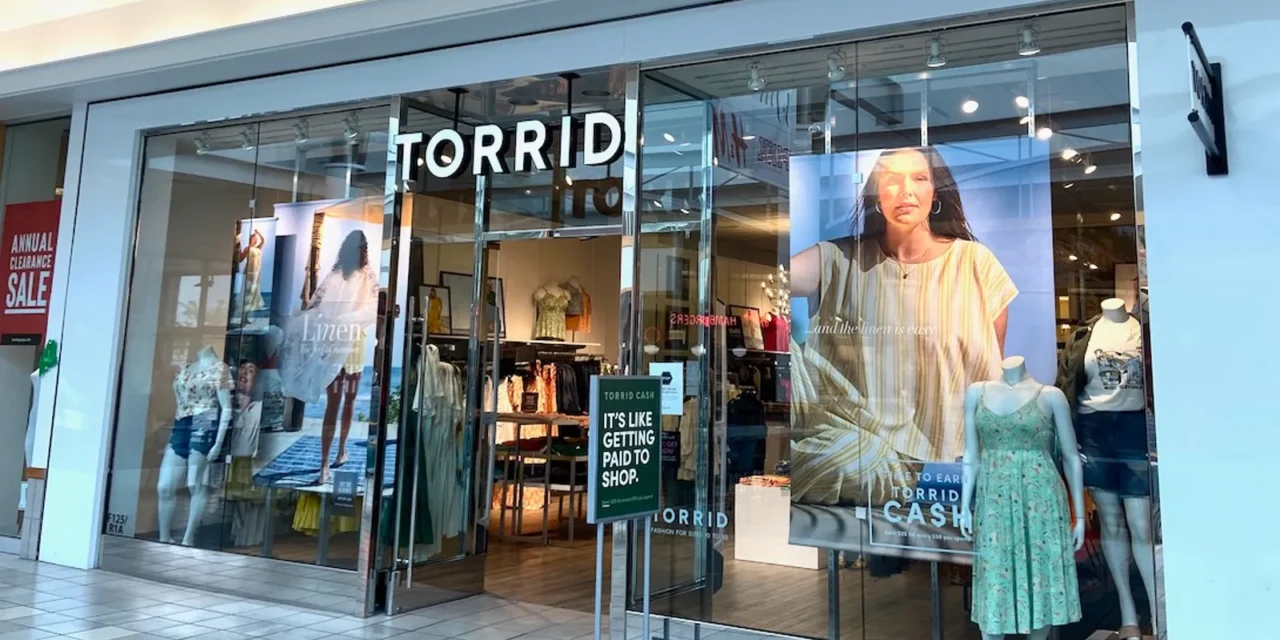 Torrid moves toward 50-50 mall split as sales fall 5%