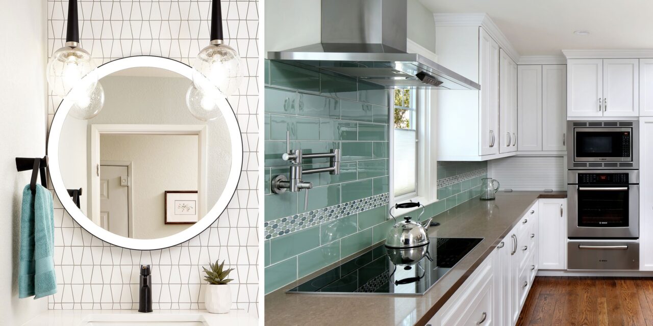 Want to change the look of your kitchen or bath without a full remodel? Update your backsplash