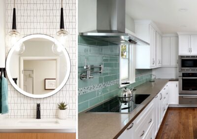 Want to change the look of your kitchen or bath without a full remodel? Update your backsplash