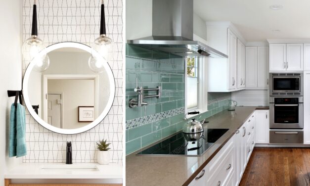 Want to change the look of your kitchen or bath without a full remodel? Update your backsplash