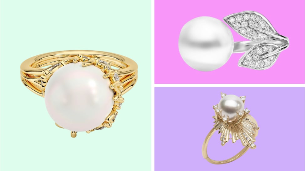 Pearl engagement rings are trending thanks to Bridgerton