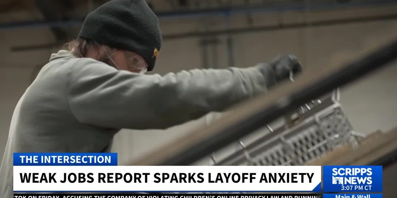 Latest job report sparks layoff anxiety among Americans