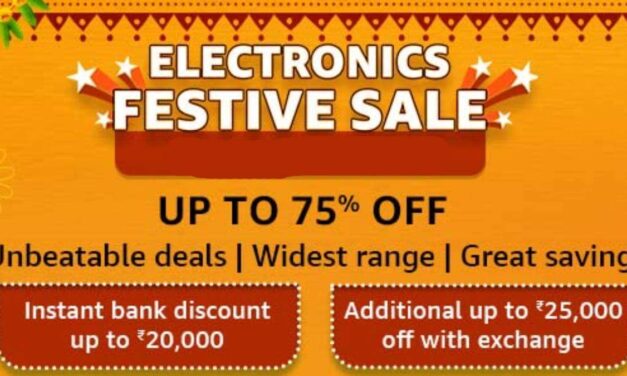 Amazon Electronics Festive Sale is here, offers 75 percent discount on smartphones, TVs, more