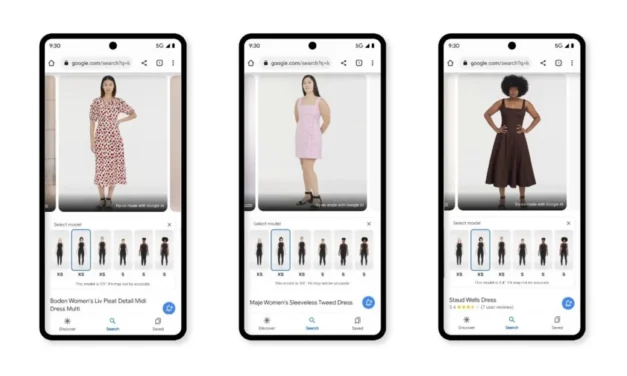 Google Shopping launches virtual dress try-ons in the US